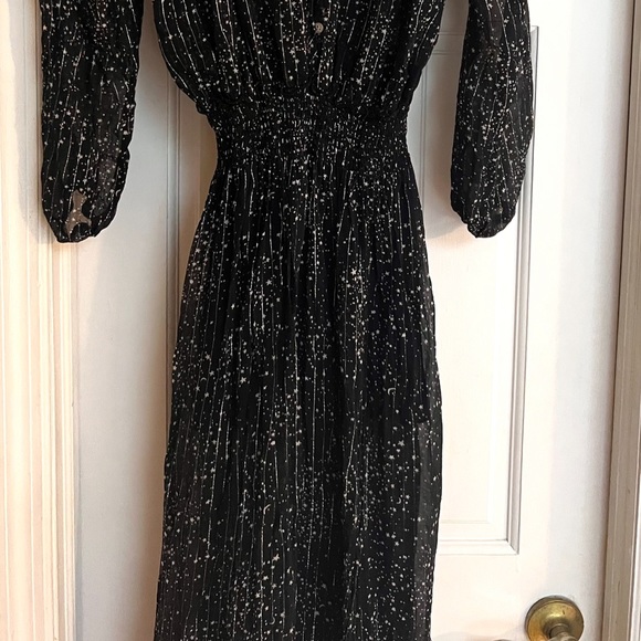 LoveShack Fancy Star Popover Maxi Dress - Picture 2 of 5